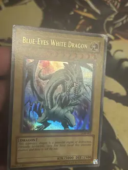 Yugioh: Blue-Eyes White Dragon - LOB-001 - Ultra Rare - Unlimited - MP - Image 4