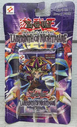 Yu-Gi-Oh Labyrinth of Nightmare Blister Booster Pack Sealed English Edition - Image 1