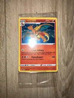 SEALED Special Delivery Charizard SWSH075 Pokemon Promo Card Holo Mint Blackstar - Image 1