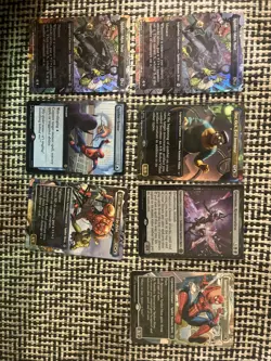 Magic The Gathering Spider-Man Lot of 7 Cards NM/M Marvel MTG - Image 1