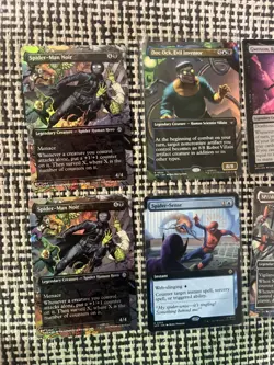 Magic The Gathering Spider-Man Lot of 7 Cards NM/M Marvel MTG - Image 2