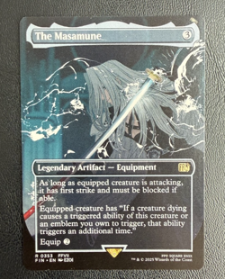 The Masamune (Borderless) -Foil Near Mint MTG Universes Beyond: FINAL FANTASY - Image 1