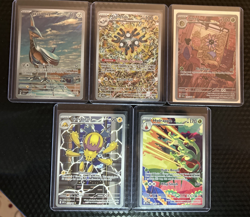 Pokemon 5 Card Lot Of 5 Illustration Rares - Image 1