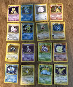Base Set 102/102 1999 100% Complete Vintage Pokemon Master/ Red Dot Error Card - Image 1