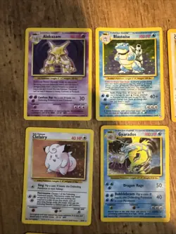 Base Set 102/102 1999 100% Complete Vintage Pokemon Master/ Red Dot Error Card - Image 5