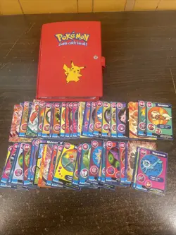 1999 Burger King Pokemon Cards Lot Of 167 Promo Trivia + 1998 Topps Charizard - Image 1