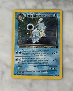 Pokemon Team Rocket 1st Edition Dark Blastoise Holo Rare 3/82 Card NM - Image 1