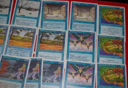MTG blue 4th edition 15 chronicles magic card lot MP - Image 1