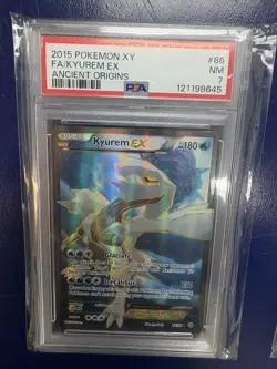 Kyurem EX Ultra Rare Full Art Holo Card XY-Ancient Origins 86/98 NM 7 - Image 1