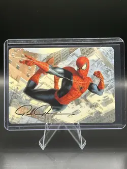 Spider-Man - Gold Stamped Signature - Art Series 53/54 - Art Card MTG Free Ship - Image 1