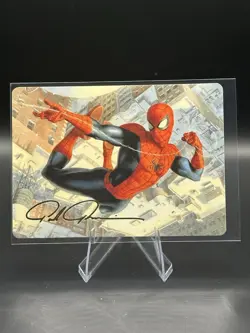 Spider-Man - Gold Stamped Signature - Art Series 53/54 - Art Card MTG Free Ship - Image 2