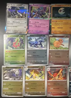 Pokemon Mega Evolutions Lot 19 Cards + Mini Portfolio Holo Reverse Holo Steelix - Image 2