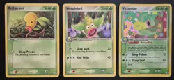 Pokemon Cards Bellsprout Weepinbell Victreebel Ex Legend Maker /92 Holo Rare - Image 1