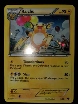 Raichu 40/99 Cosmos Holo Pokemon TCG Card Blister Exclusive BW Next Destinies NM - Image 3