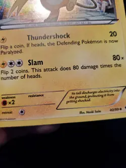 Raichu 40/99 Cosmos Holo Pokemon TCG Card Blister Exclusive BW Next Destinies NM - Image 4