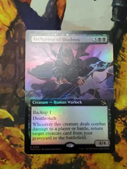 Archpriest of Shadows Extended Art Foil Rare MtG Card MOM 356 - Image 1