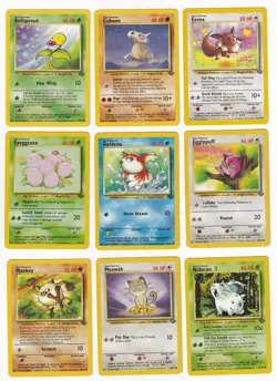 Pokemon Jungle COMPLETE SET Common Vintage WOTC 16 Card Lot Collection MP-NM - Image 2