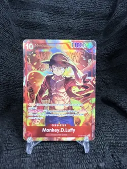 Sealed Promo One Piece CARD Treasure Booster Monkey.D.Luffy ST10-006 SR NEW - Image 1