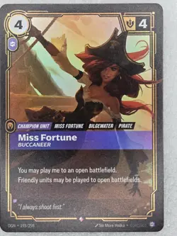 Riftbound Miss Fortune Promo Card 193/298 League of Legends TCG English - Image 1