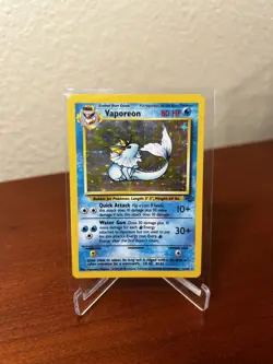 Pokemon TCG Vaporeon Flareon Jolteon Holo Card Jungle Set - Image 2