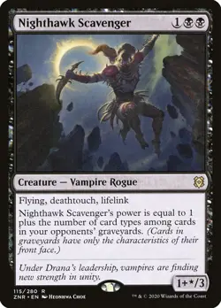 [MTG] Nighthawk Scavenger (Foil) (115) (ZNR) NM - Image 1