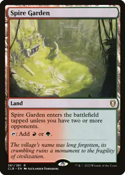 [MTG] Spire Garden (Foil) (361) (CLB) NM - Image 1