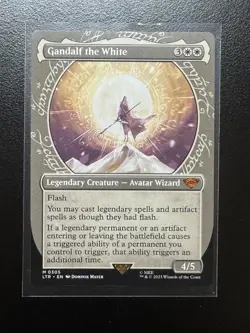 MTG - Gandalf the White - LTR The Lord of the Rings 0305 Mythic Base Showcase - Image 1