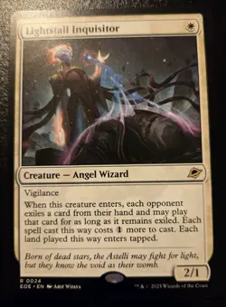 Lightstall Inquisitor 0024 Rare Edge Of Eternities Magic: The Gathering - Image 1