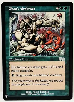 Gaea's Embrace -#255-MTG-The List Reprints-Regjlar-NM - Image 1
