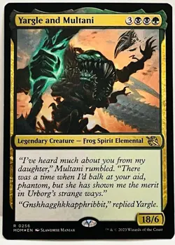 Yargle and Multani -#256-MTG- March of the Machine-FOIL-NM - Image 1