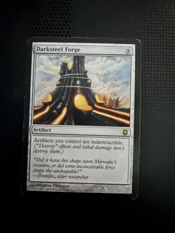 NM Darksteel Forge Darksteel Mtg Magic the Gathering below good condition - Image 1