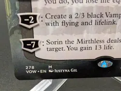 Sorin the Mirthless (Borderless) Innistrad: Crimson Vow Regular - Image 2
