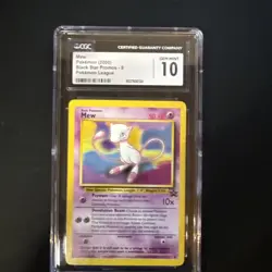 2000 Pokemon Mew Black Star Promo #8 Pokemon League CGC 10 GEM MINT - Image 2