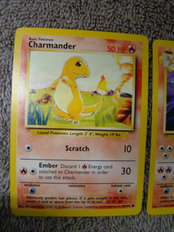 Pokemon Base Set 4th Print 1999-2000 Charmander Charmeleon NM - Image 2