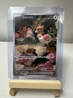 2025 Pokemon Spearow 151/132 Illustration Holo- Mega Evolution (C) - Image 1