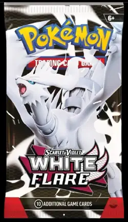 WHITE FLARE Pokemon TCG Booster Pack Sealed New - Image 1