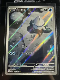Pokemon TCG Mega Evolutions Snover 140/132 Illustration Rare - Image 1