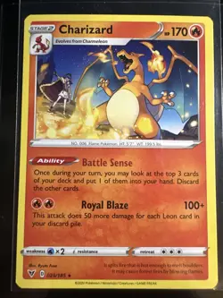 CHARIZARD - Pokemon TCG Vivid Voltage 025/185 (2020) Regular Rare - Image 1