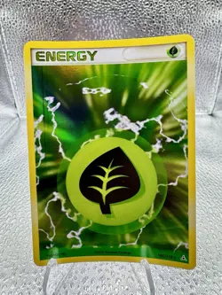 Pokemon TCG Leaf Energy 105/110 Holo EX Ruby & Sapphire EX Holon Phantoms 2006 - Image 1