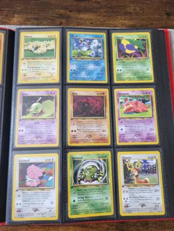 Pokemon Neo Genesis 1st Edition Part Complete Set With Holos & Binder - NM - Image 3