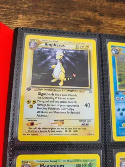 Pokemon Neo Genesis 1st Edition Part Complete Set With Holos & Binder - NM - Image 5