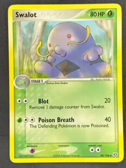 Pokemon Swalot 40/106 EM Emerald NM - Image 1