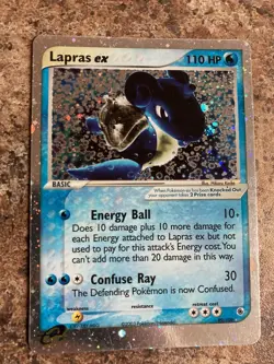 Pokemon TCG: 2003 EX Ruby & Sapphire Lapras ex 99/109 Ultra Rare NM - Image 2