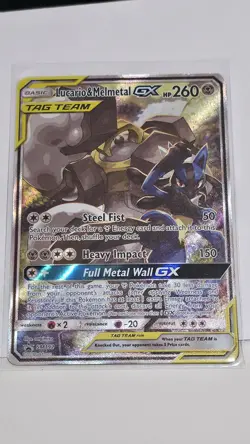 Pokemon TCG Lucario & Melmetal GX SM192 - Image 1