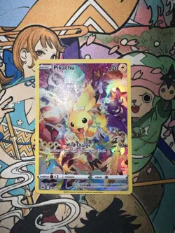2023 POKEMON PIKACHU FULL ART SECRET RARE CROWN ZENITH 160/159 NM - Image 1