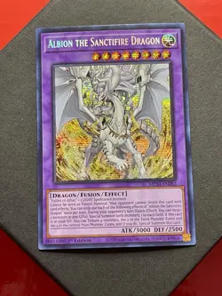 Albion The Sanctifire Dragon | MP24-EN082 | Prismatic Secret Rare | NM | YuGiOh! - Image 1