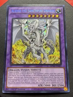 Albion The Sanctifire Dragon | MP24-EN082 | Prismatic Secret Rare | NM | YuGiOh! - Image 3