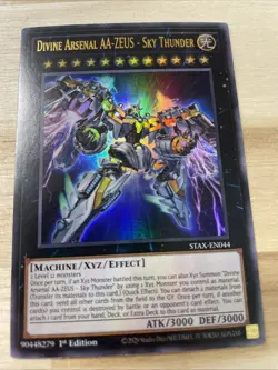 Yu-Gi-Oh! Divine Arsenal AA-ZEUS Sky Thunder STAX-EN044 Ultra Rare 1st Ed. - Image 1
