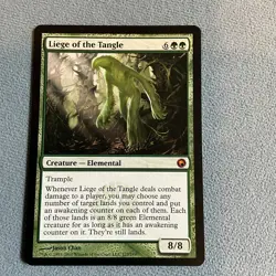 MTG - Liege of the Tangle - Scars of Mirrodin - NM- Magic Card - Image 1
