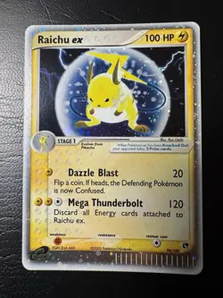 Raichu EX Holo Ultra Rare Card 98/100 Pokemon TCG Mint Condition - Image 1